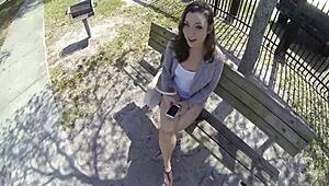 Scarlett sawyer gets her mouth filled with cum from fucking.