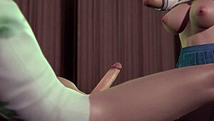 Passionate 20-year-old virgin in 3D hentai uncensored with Haruko Amaya!
