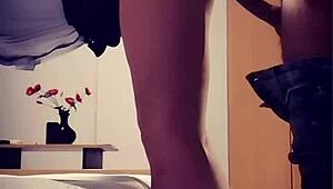 I gave her a backstage blowjob but it was so messy