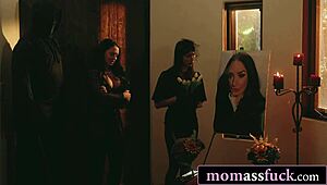 glamorous milf encounters grim reaper