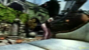 I watch Chaconne deepthroat Aya's futa cock in public