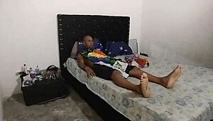 feeling disgusted as stepfather fucks stepdaughter's big ass in kitchen alone