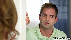 Horny Big Tit Housewife Feels Deep Anal Fingering And Assfucking Pleasure