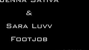 Jenna Sative Delivers Virtual Footjob In High Definition