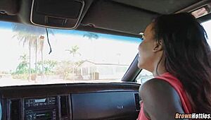 black babe hungry for that white cock slurp