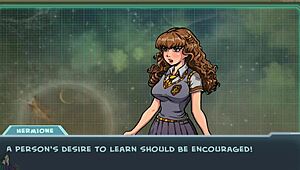 getting hermione to flash us in this anime game part