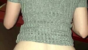 Public cinema sex with Darcy Dark and her oral skills