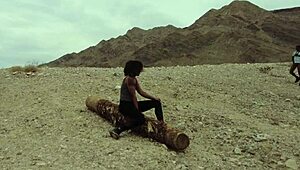 Black cock blowjob leads to creampie during early morning hike