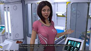 Stranded in Space 41: Shy Emo Girl Needs Help in This Wild Game. I Feel for Her!