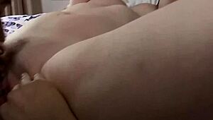 Young Lady Inspected by Mature Lesbian Before Intense Threesome with Fingering