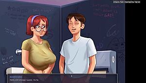 Hot art teacher gets creampied in her horny pussy l my sexiest gameplay moments l summertime saga v0 18 2 l part 18