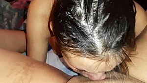 my girlfriend licks my pussy while our neighbor lies next to us