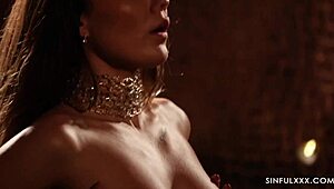 Reaching climax slowly with intense fingering in stockings, feeling every moment with my boss