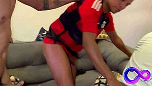 I called my friends to watch soccer and we ended up in a delicious orgy