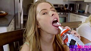 silly games lead my step sister to engage in intimate acts and swallow in season 6 episode 5