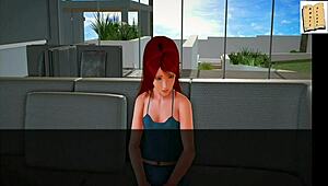 Amateur Anime Erotic Homemade Scenes Featuring Redhead with Big Ass and Tits in My New Family 39