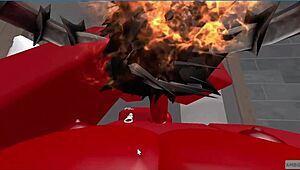 Demon's Intense Encounter With Hot Rich Femboy