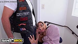 Violet Myers and Juliana Vega in intense oral competition