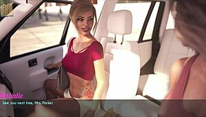 A wife and stepmother in an erotic cartoon