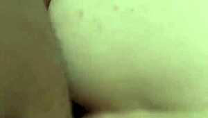 Cum on ass in hot interracial scene