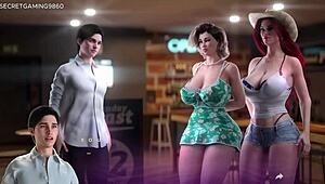 sexy stepmom: 'look at my huge tits, everyone!'