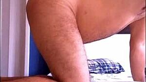 Gay hunk spanks fit guy hard