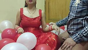 Indian bride gets her tight pussy pounded on wedding night