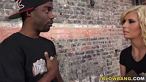 cindy lou takes on interracial gangbang and bukkake