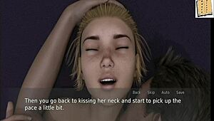 triangle sex scenes unfold with big tits and wild cartoon action