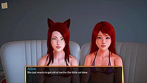 Intense Family Bonding With Redhead Teen's Small Tits
