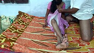 desihotcouple shares indian hot wife in close-up homemade doggy style pounding