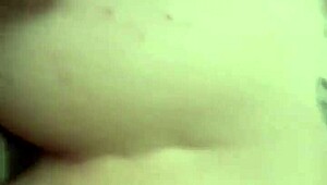 Cum on ass in hot interracial scene