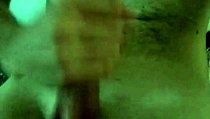 amateurs couple jerks off to orgasm at home