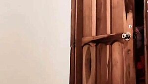 Spying on step aunt watching porn, eager to insert big cock