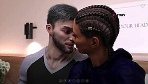 Atlas from The Seven Realms Intensely Fucks Naya with Breast Sucking, Blowjob, Fingering, and Cumshot in Machinery Position