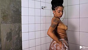 enjoying yourself in the bath, ariella ferraz, with orgasm vibes and pretty ass touches.