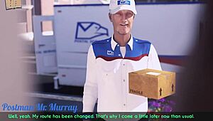 A wife and stepmother in an erotic cartoon