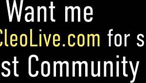 big boobed cleo gets everything wet with dildo in shower, loving the dirty talk