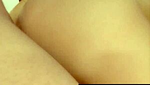 Young brunette gets pierced and loves hardcore sex videos