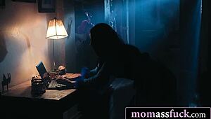 glamorous milf encounters grim reaper