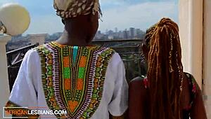 Flirty Nigerian Milf Seduces Ex Worker for Pussy Licking