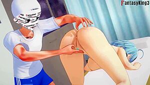 shinmai maou ntr testament 2 guy fucks best friend of girlfriend in anime hentai fantasy