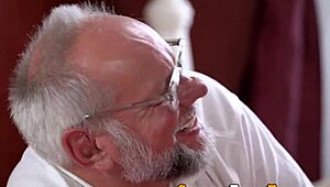 Horny teen sucks and rides with skill.