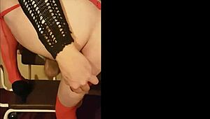 By now, you know I crave shy crossdressing with toys in stockings