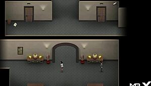 Lust Epidemic hentai babe gets inserted deep and cum covers chest.