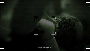 night vision catches my girlfriend riding my friend in secret.