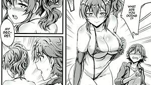 Latina anime hentai girl with big ass enjoys intense sex scenes