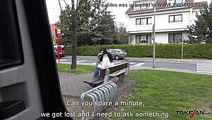 Mea Melone hunts next victim for public car fucking