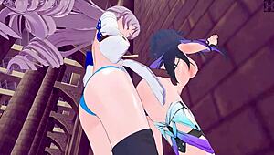 Honkai Star Rail Pela's Lewd Diary With Bronya Seele Serval