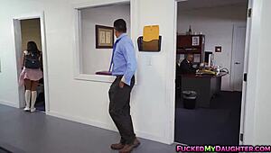 Latina Cutie VICTORIA VALENCIA Gets HOT OFFICE FUCK